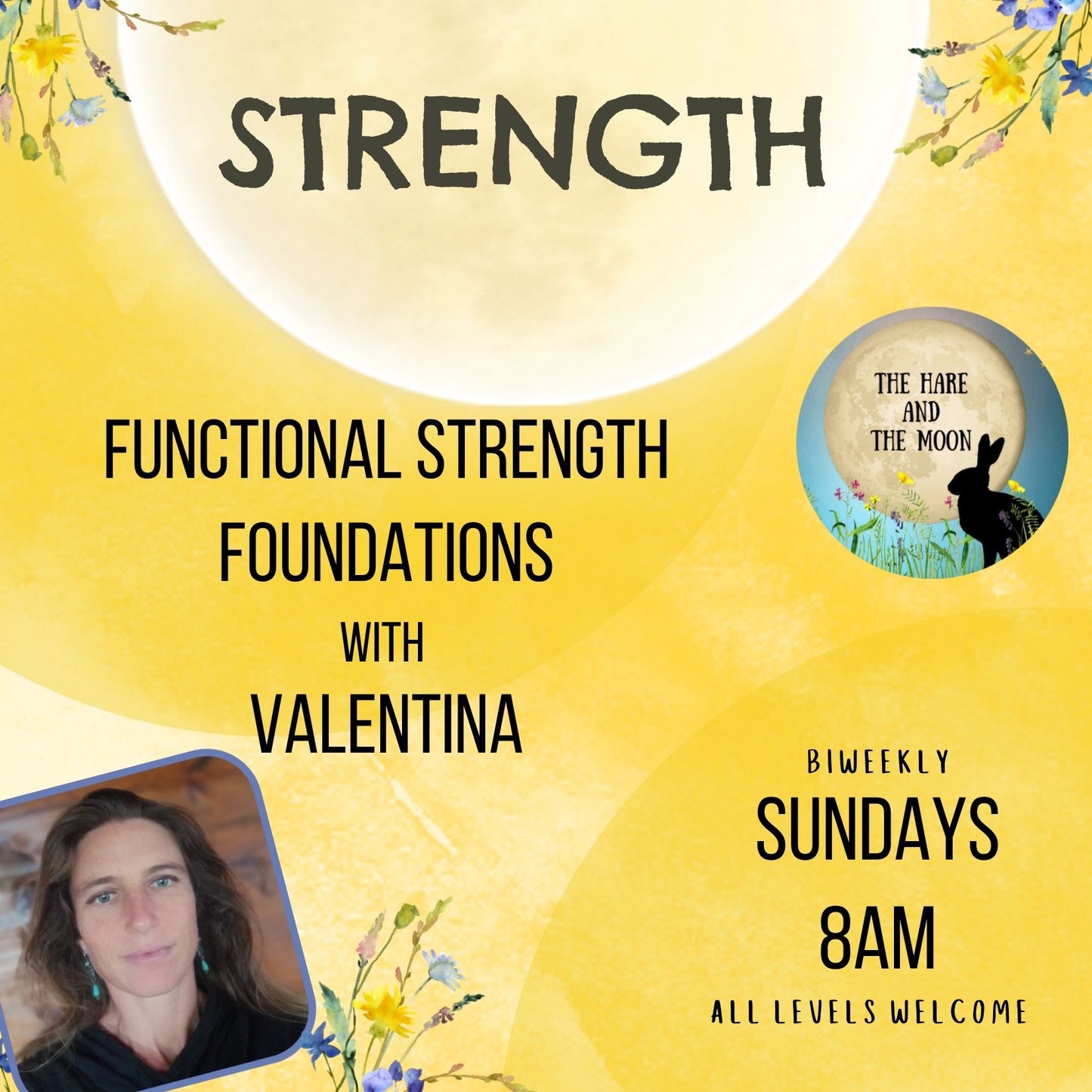 Functional Strength Foundations with Valentina - Biweekly Sundays - 8am