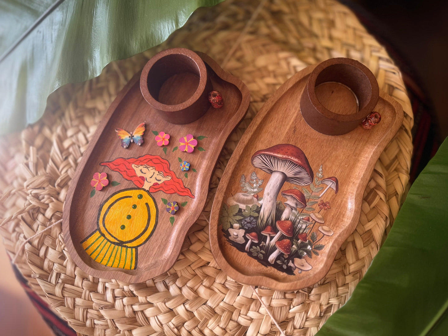 The Hare and the Moon 3 in 1 Wooden Incense, Smudge Stick and Palo Santo Burner - GEL812