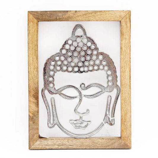 31CM BUDDHA IN FRAME - The Hare and the Moon