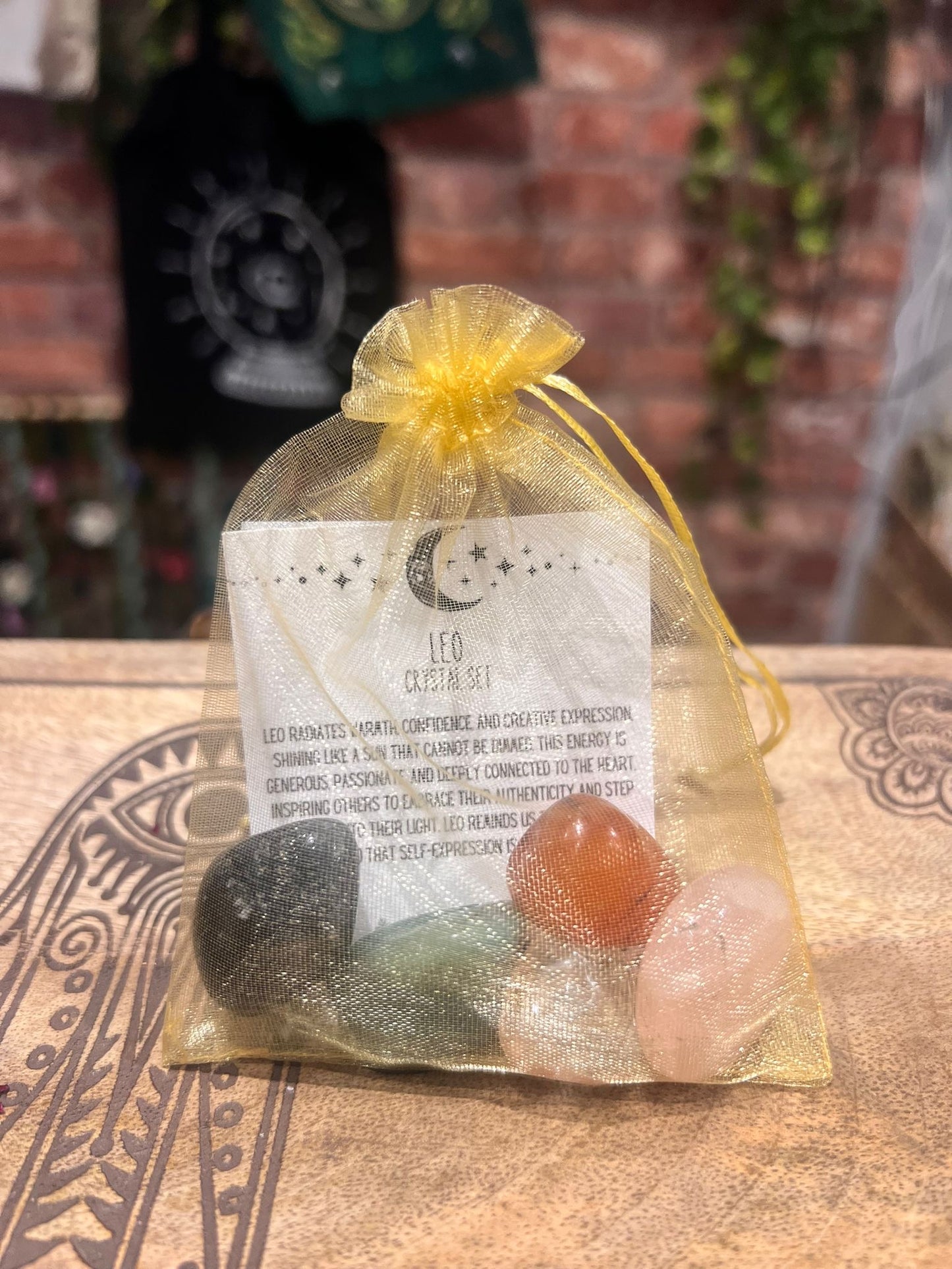 Crystal Horoscope Set - Leo