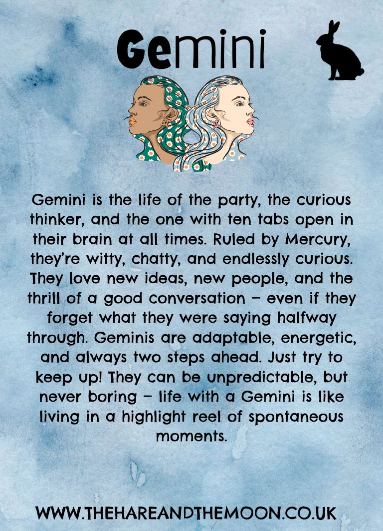 Zodiac Charm - Gemini