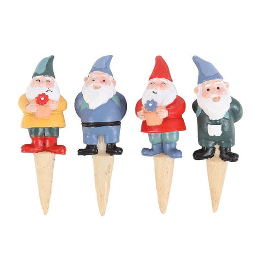 4 x MINI GNOME PLANT POT PALS - The Hare and the Moon