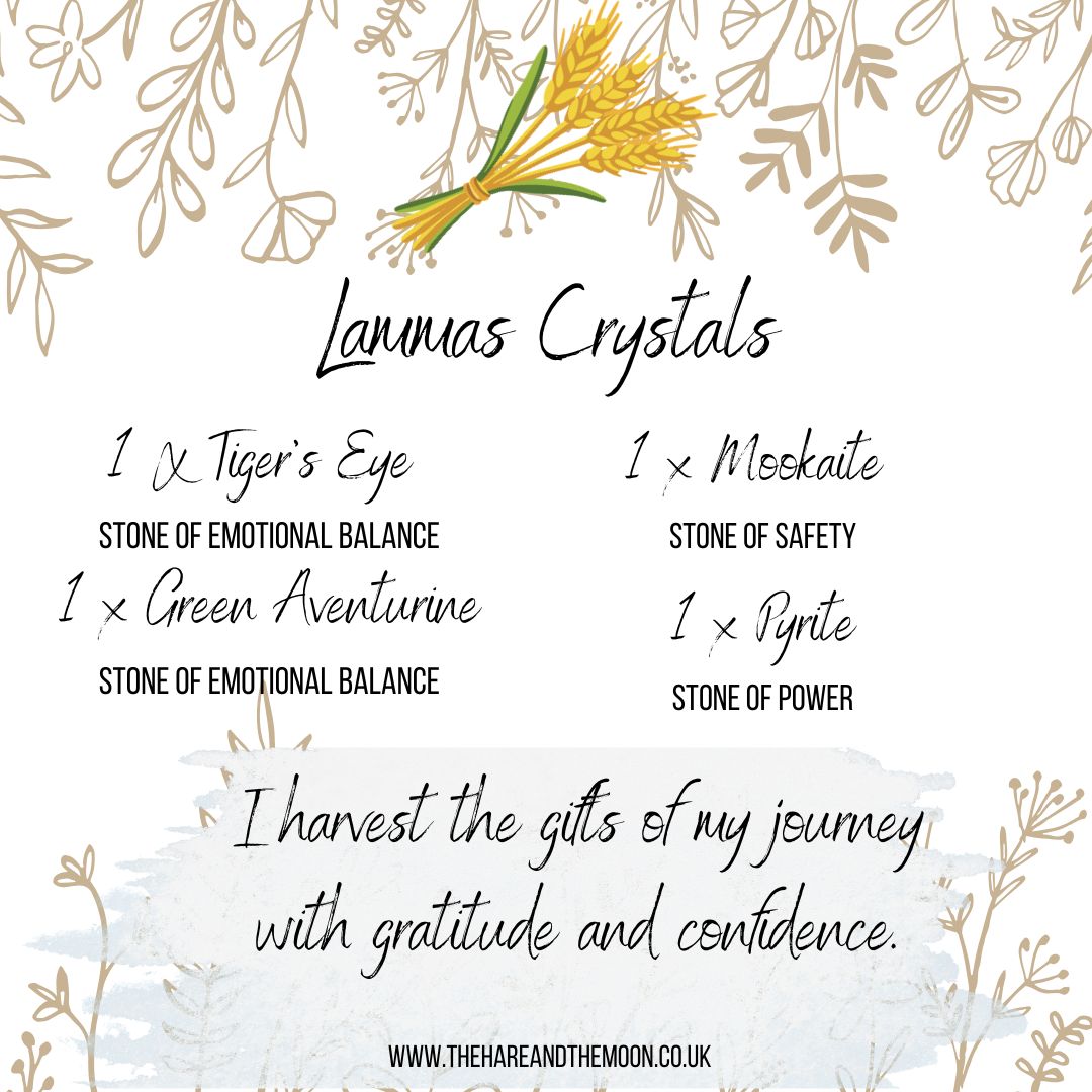 Lammas Healing Crystal Stone Set - BM8