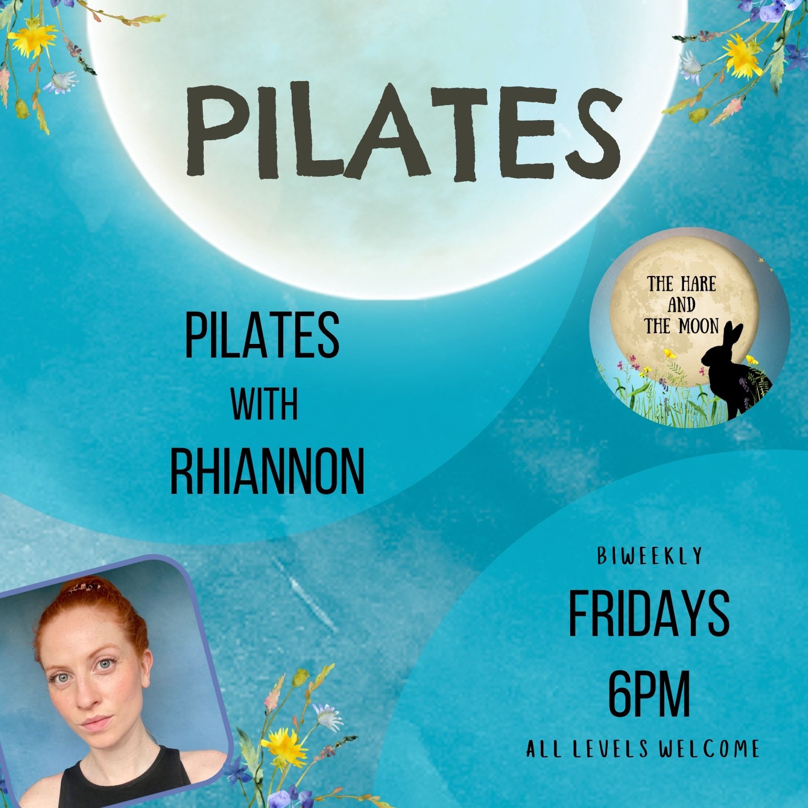 Pilates with Rhiannon - Biweekly Fridays - 6pm