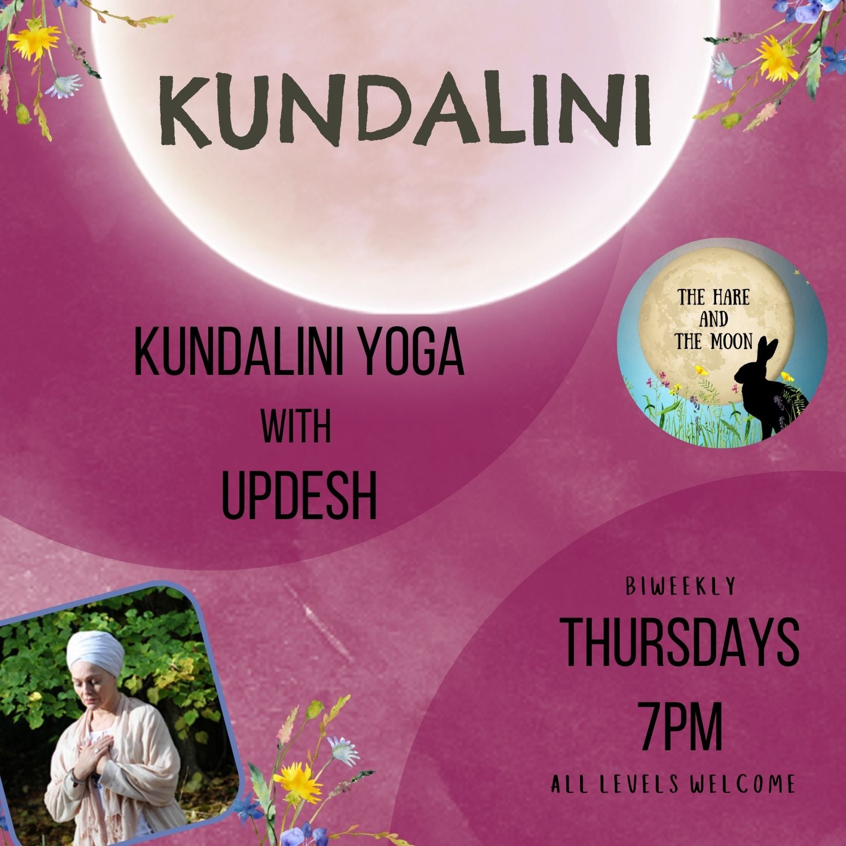 Kundalini Yoga with Updesh - Biweekly Thursdays - 7pm- £15
