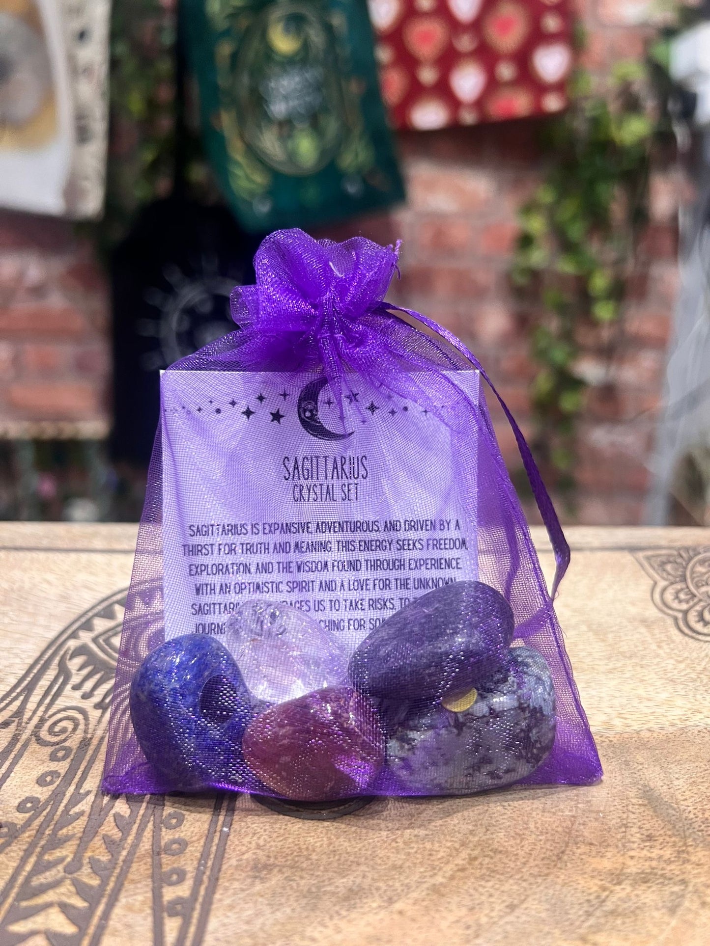 Crystal Horoscope Set - Sagittarius