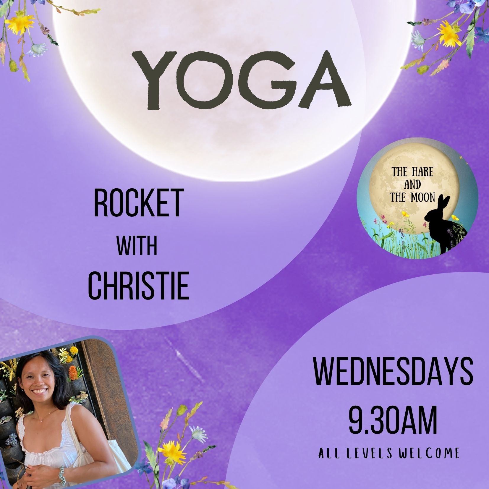 Rocket Yoga with Christie - Wednesdays - 9.30am