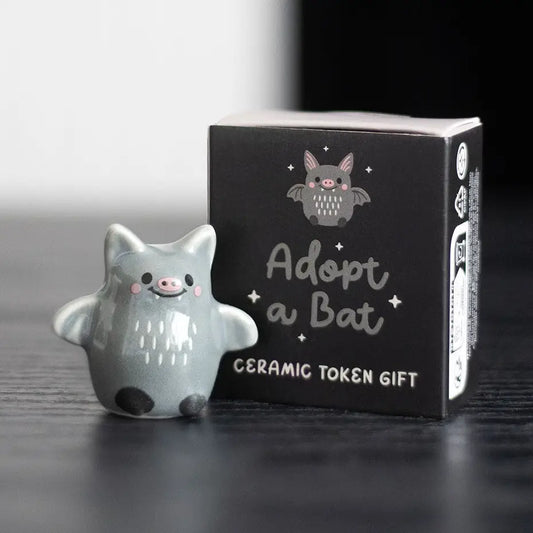 Adopt A Bat Ceramic Token