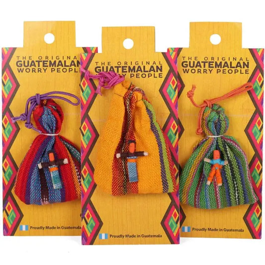 Guatemalan Worry Dolls in Bag