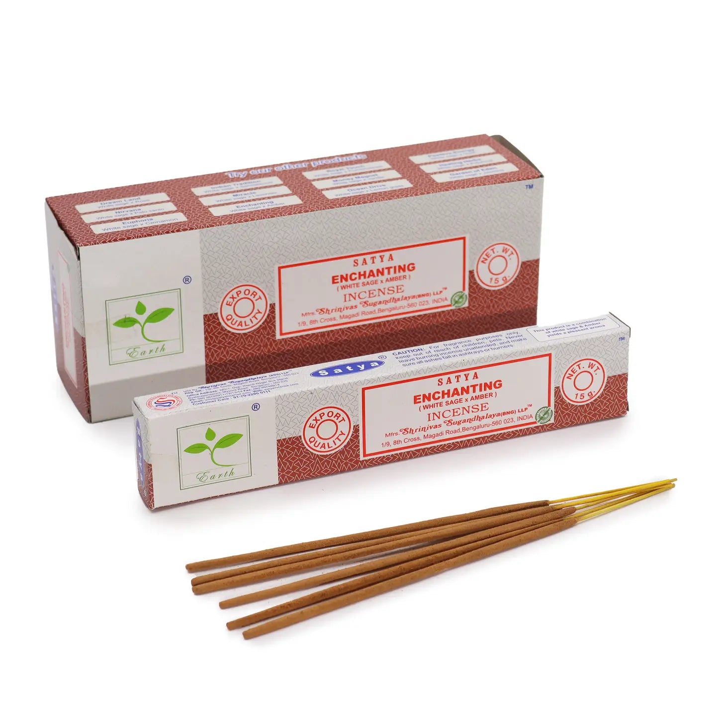 Satya Incense Enchanting (White Sage & Amber)