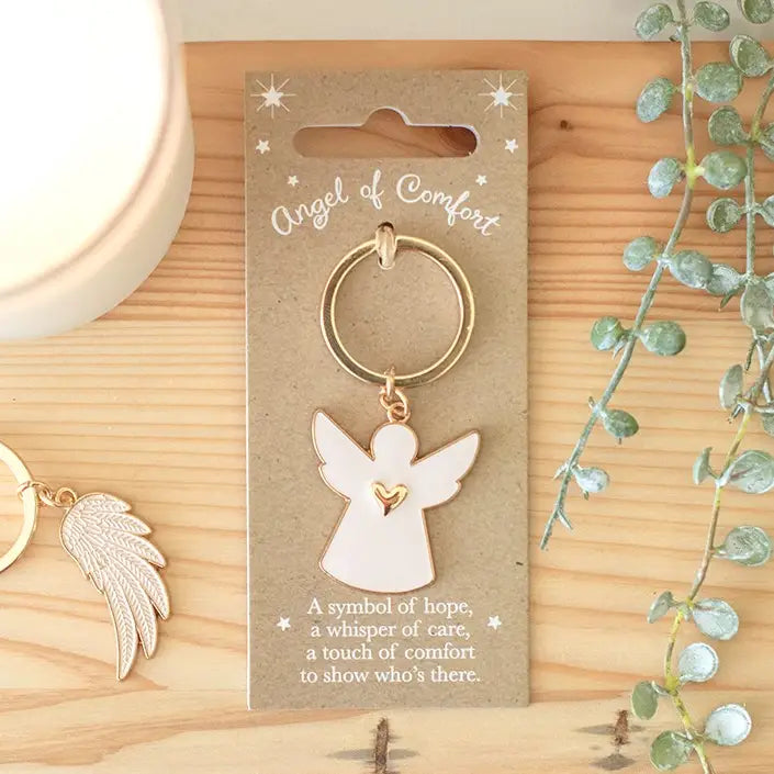 Angel of Comfort Keyring