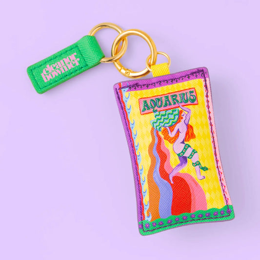 Aquarius Zodiac Keyring