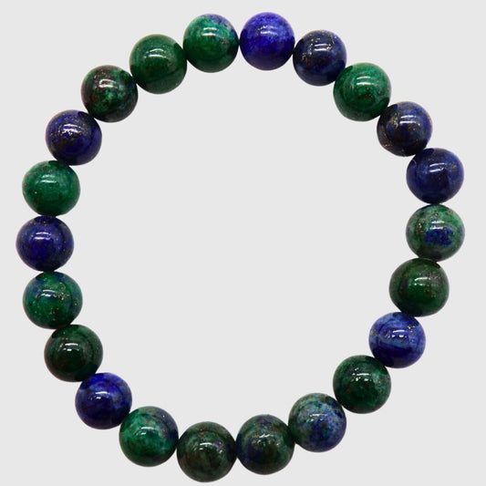 Azurite Bead Bracelet (8mm) - The Stone of Ancient Times - PBB435