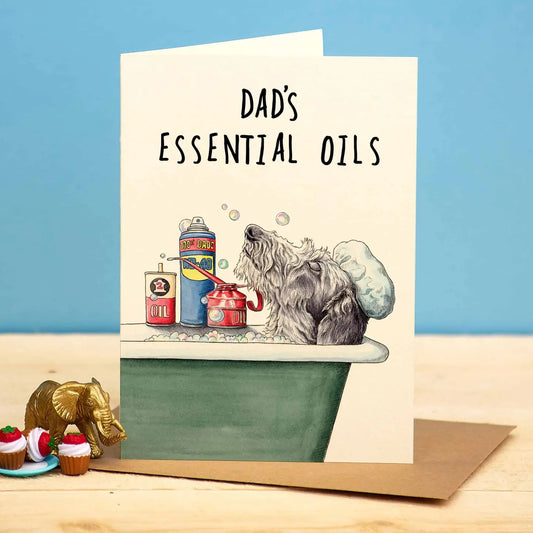 Dad's Essential Oils -Father's Day Greeting Card - FD06