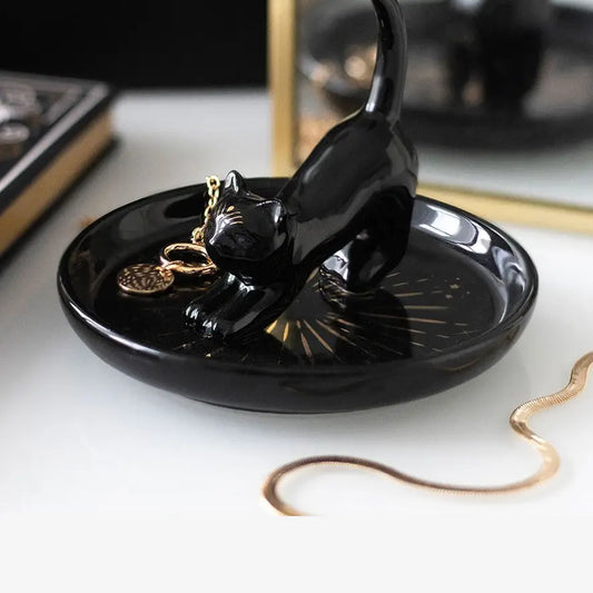 Black Cat Magick Trinket Dish