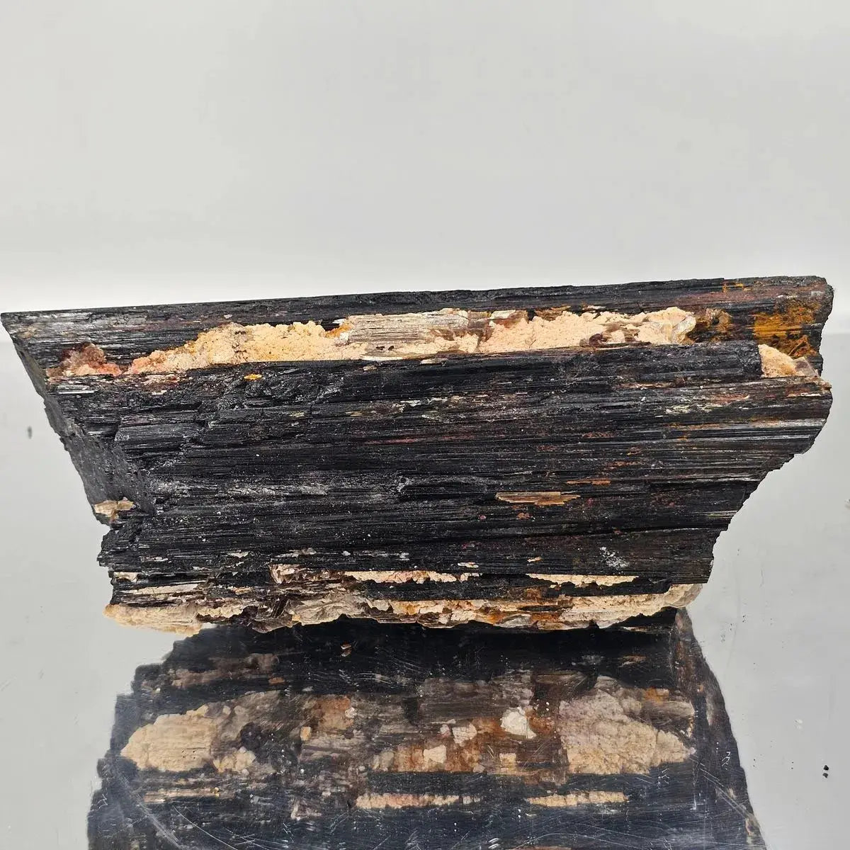 Black Tourmaline Large Specimen Crystal - Stone of Environmental Protection - SPVR1