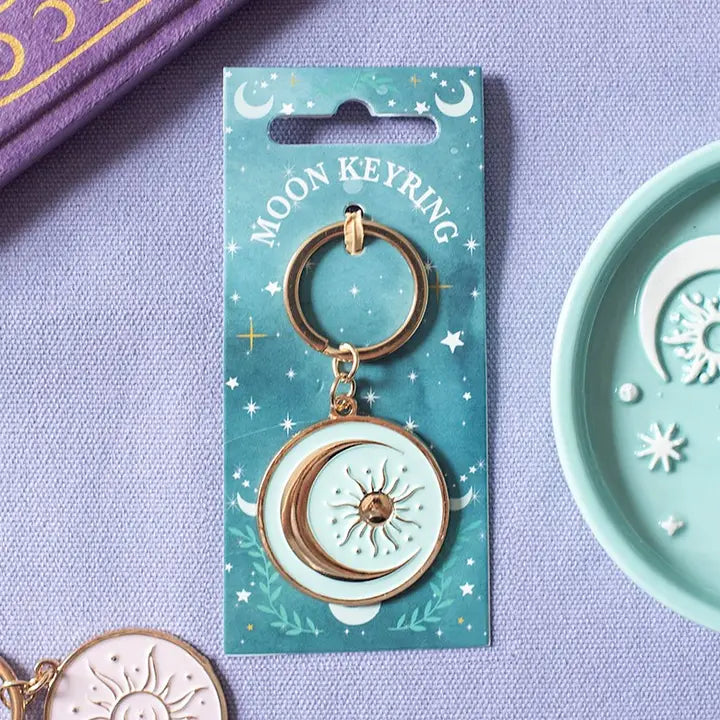 Blue Moon Keyring