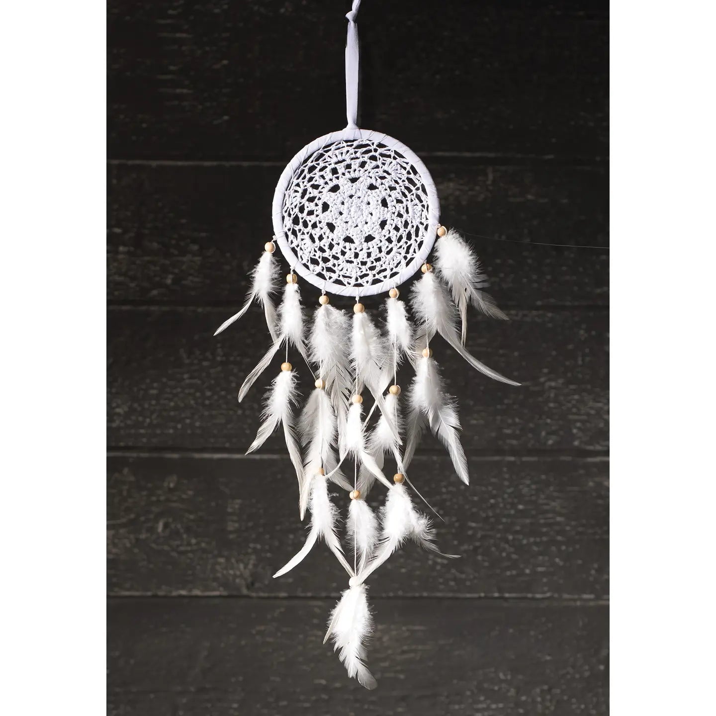 Crochet White Dreamcatcher