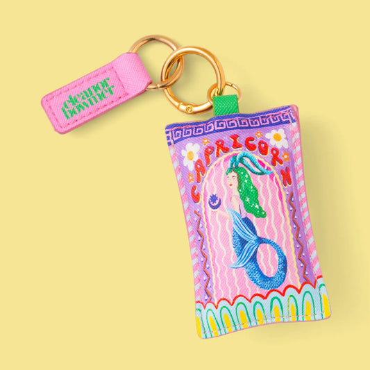Capricorn Zodiac Keyring