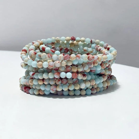 China Shoushan Stone Mini Bead Bracelet - MINIB1
