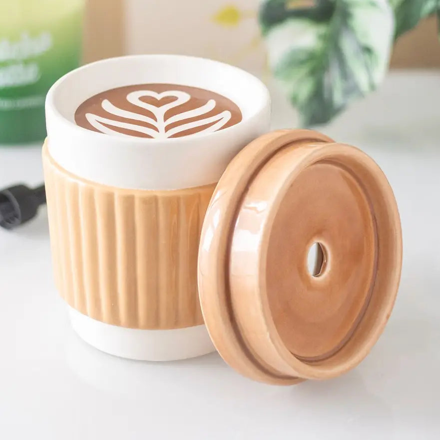 Coffee Cup Oil Burner