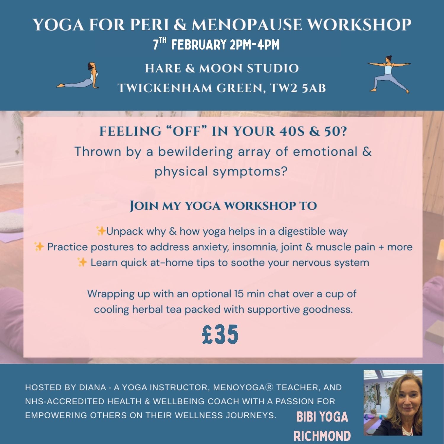 Yoga for Peri & Menopause Workshop