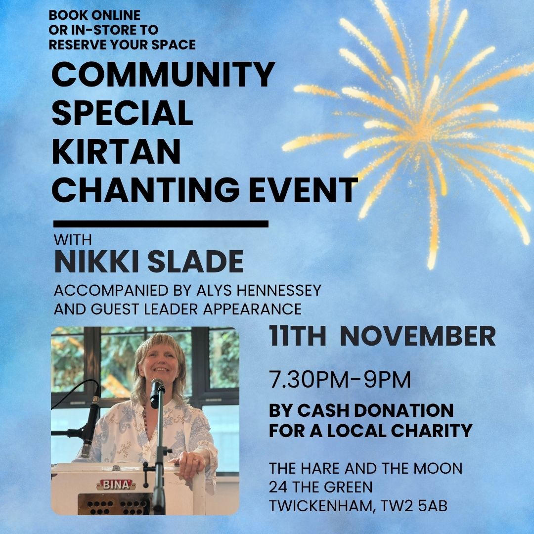COMMUNITY SPECIAL CHANTING EVENT with Nikki Slade - Cash Local Charity Donation