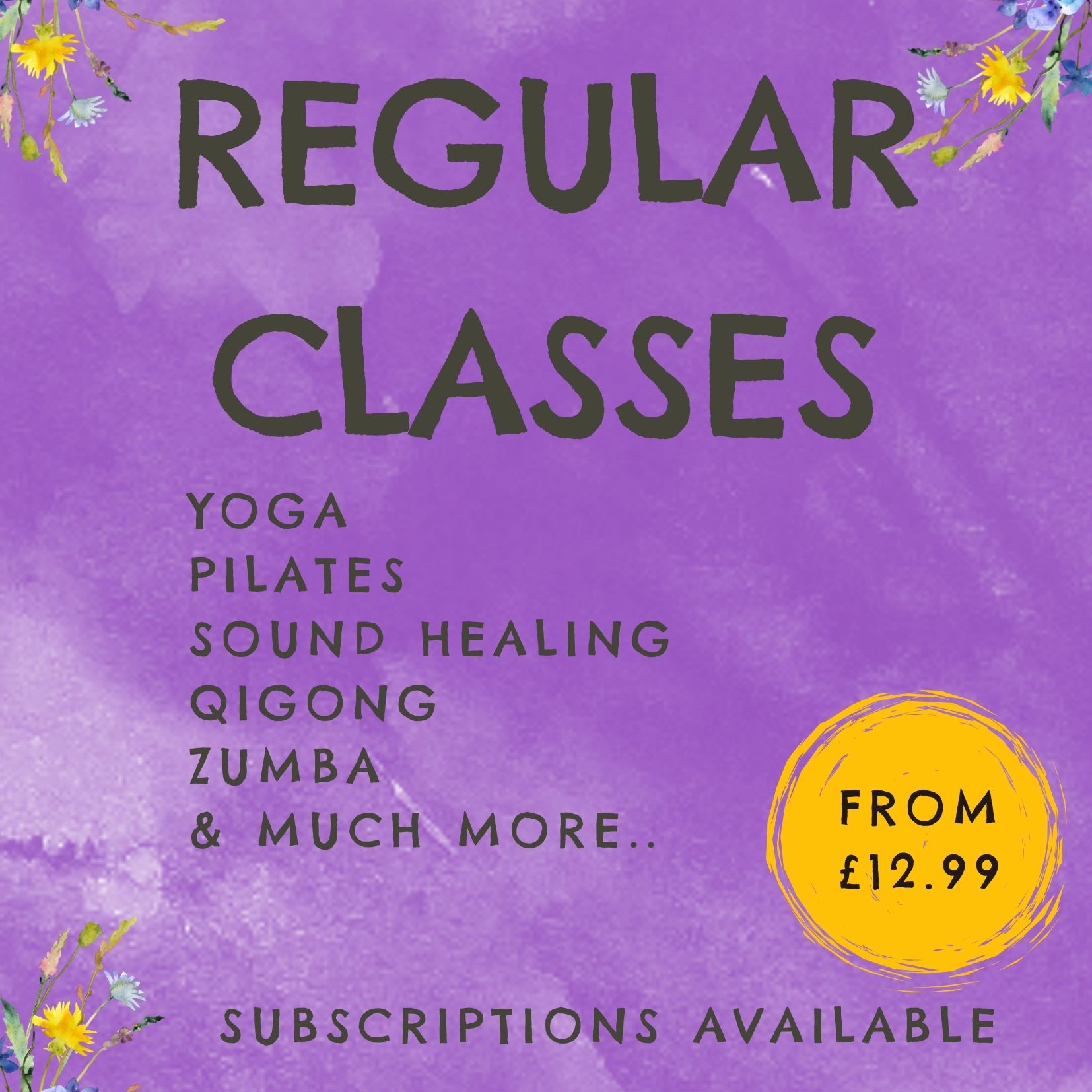 Regular Classes in Twickenham- Yoga, Pilates, Qigong, Sound Heaing, Breathwork and much more...