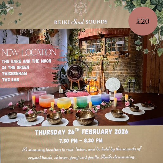 PREVIOUS WORKSHOP - Reiki-Infused Sound Bath with Claire
