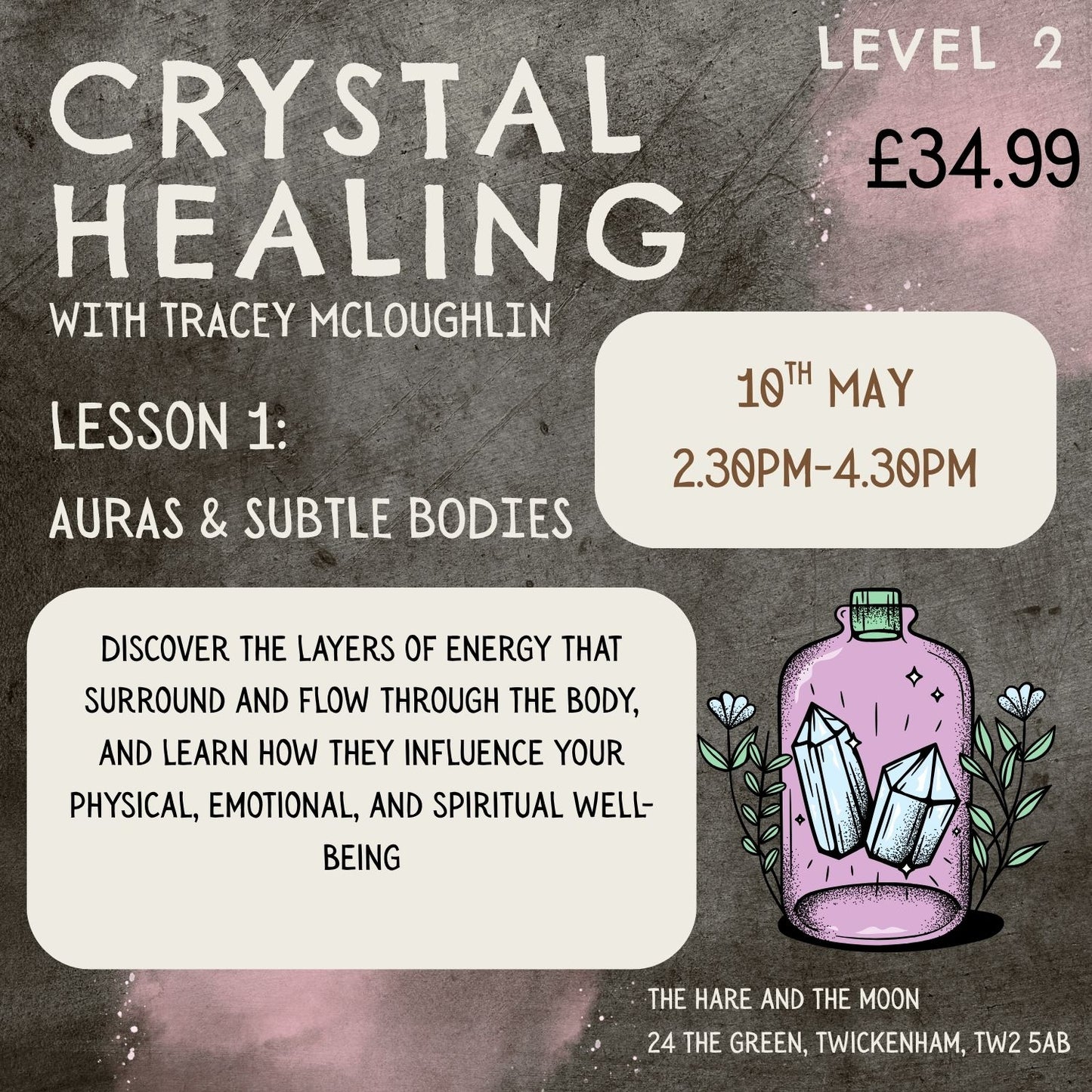 LESSON 1 (LEVEL 2) - AURAS & THE SUBTLE BODIES - 10TH MAY