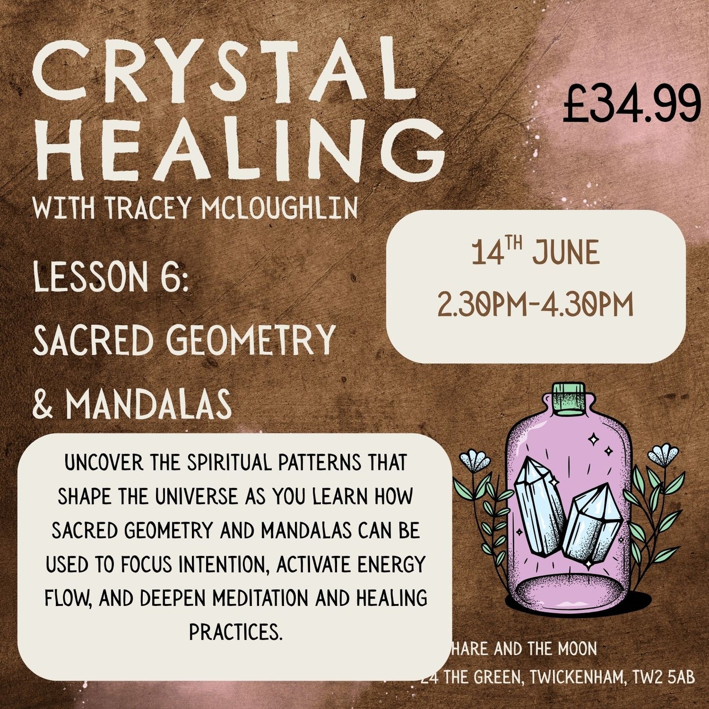 LESSON 6 (LEVEL 2) - SACRED GEOMETRY & MANDALAS - 14TH JUNE
