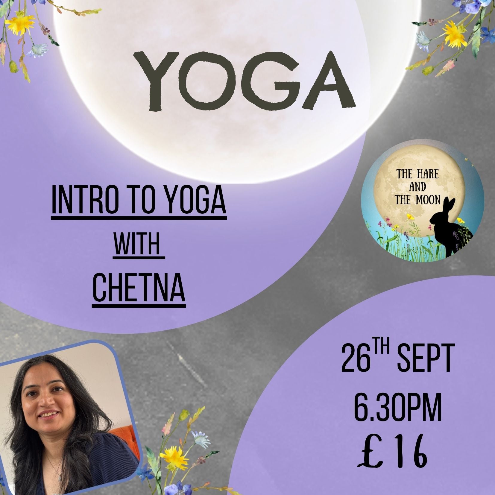 Intro to Yoga with Chetna - 26th Sept