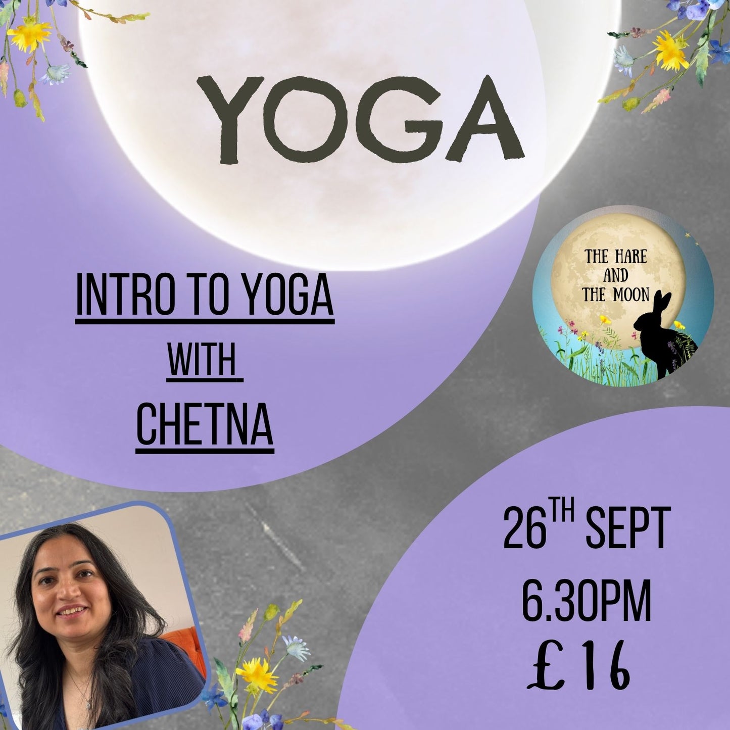 Intro to Yoga with Chetna - 26th Sept