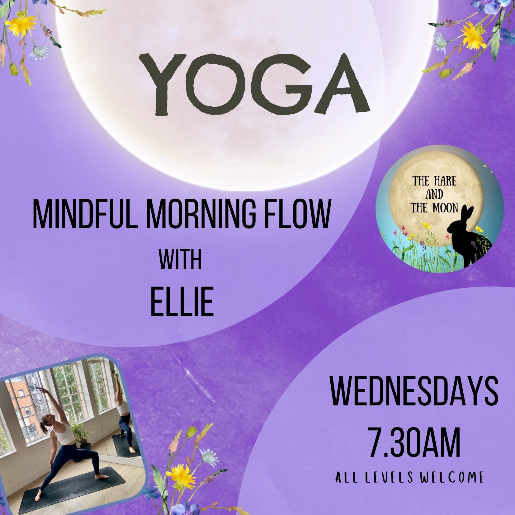 Mindful Morning Flow Yoga with Ellie - Wednesdays - 7.30am