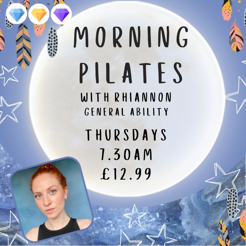 Morning Pilates with Rhiannon - Thursdays - 7.30am