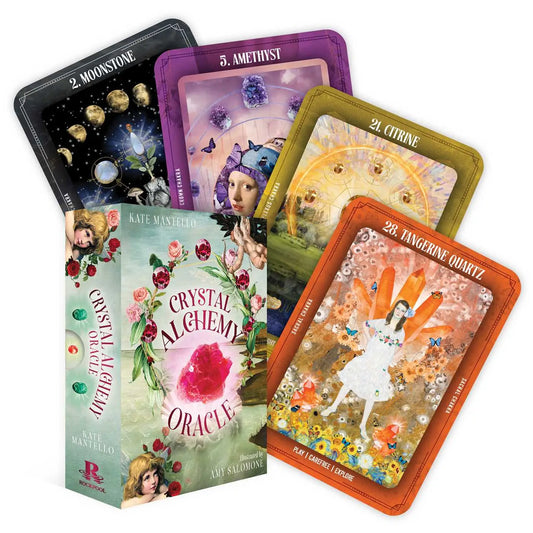 Crystal Alchemy Oracle By Kate Mantello Oracle Card