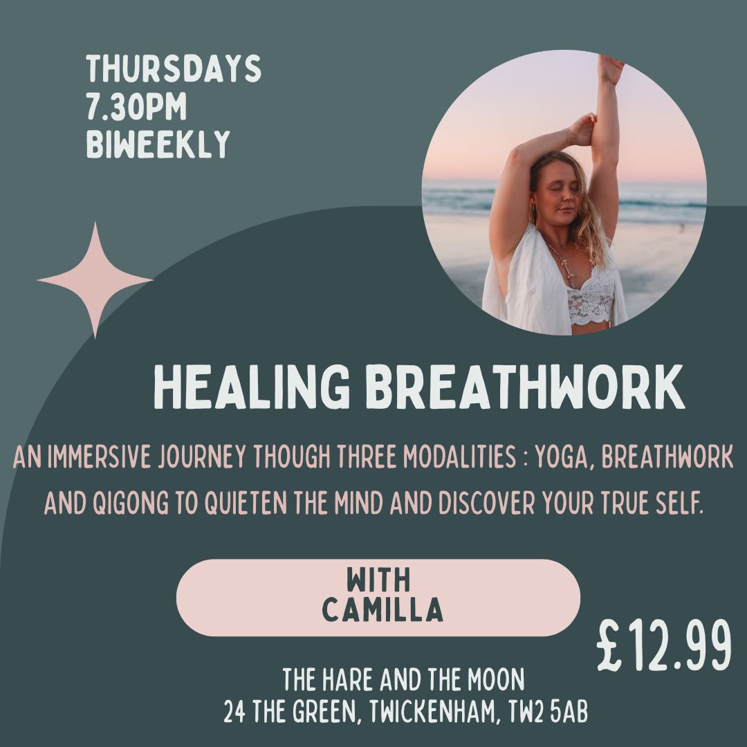 Healing Breathwork with Camilla - Biweekly - 7.30pm - Thursdays