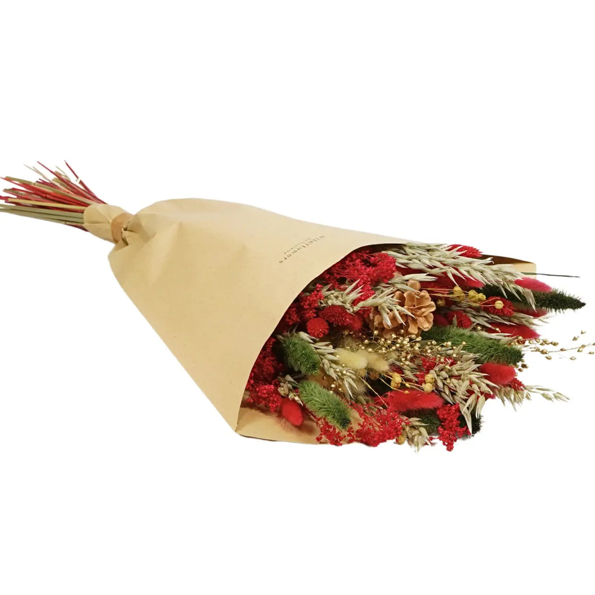 Dried Flowers Field Bouquet – Holiday Cheer - Large - DFXM2