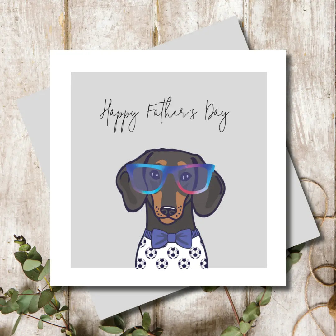 Ellydogbowtie Father's Day Greeting Card - FD2305