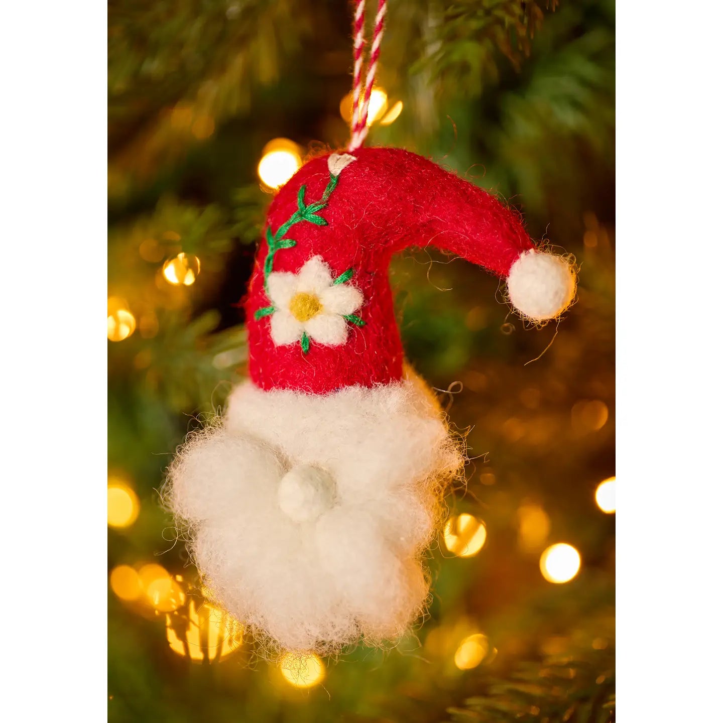 Embroidered Felt Gnome Decorations - XM129
