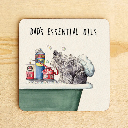 Essential Oils Coaster - Drinks Coaster - Funny Coaster - Father's Day- XX21