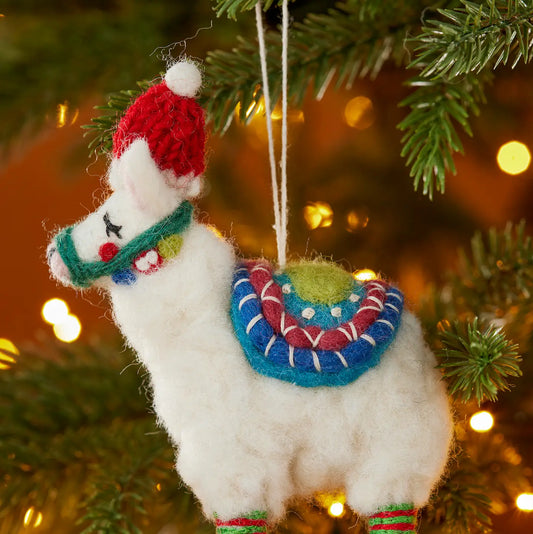 Felt Llama Decoration - HDEC315