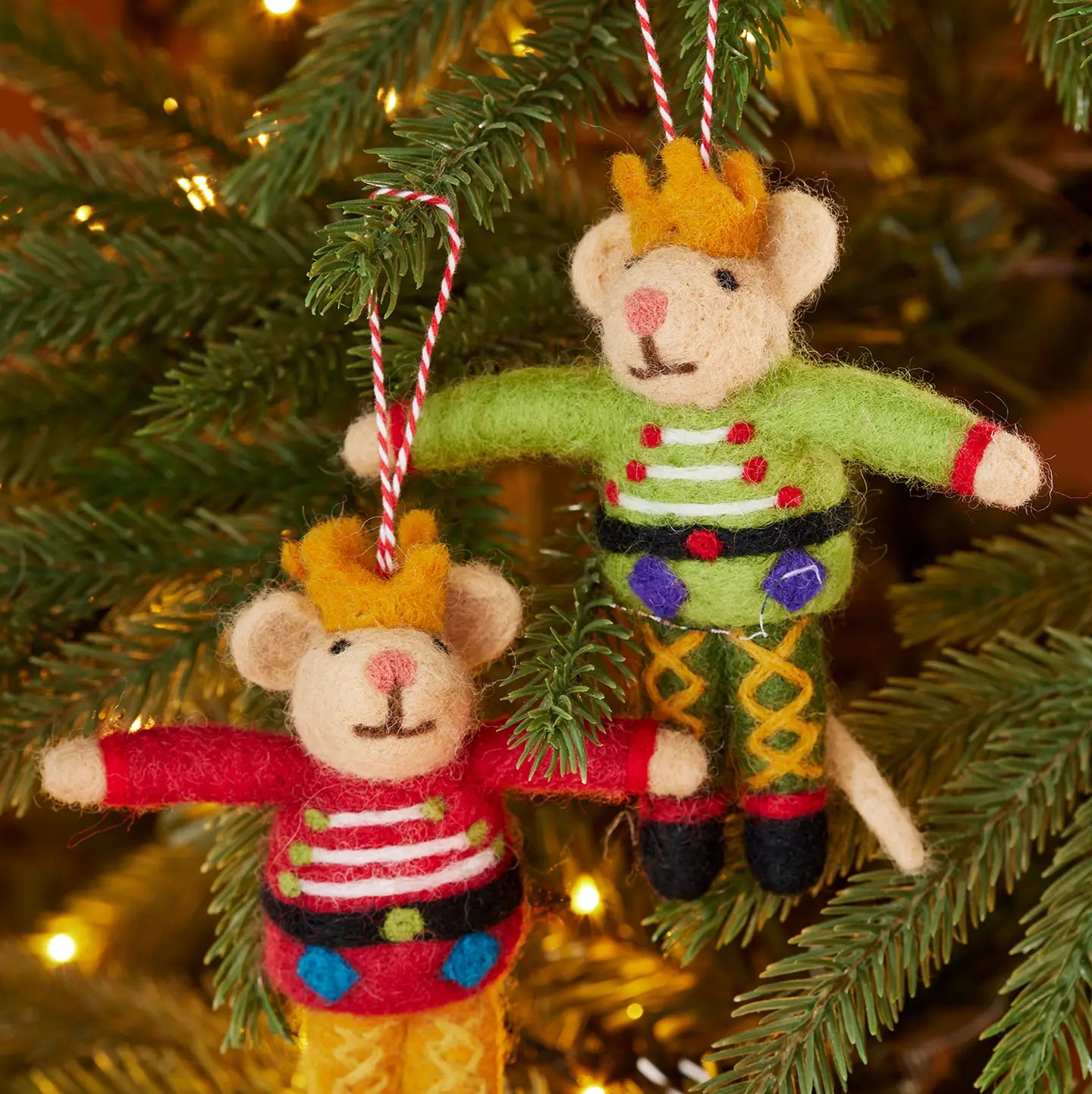Felt Prince Mouse Decoration - HDEC226