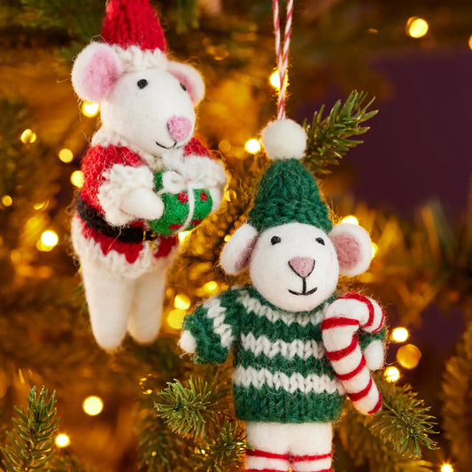 Felt Santa Elf Decoration - HDEC156