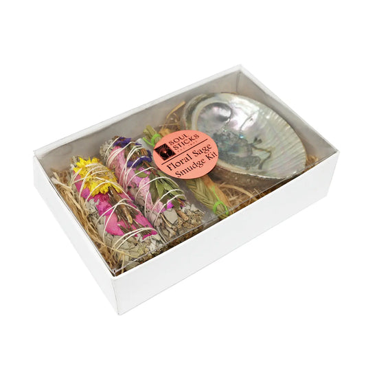 Floral Sage Gift Set - Rainbow / Green- DD31