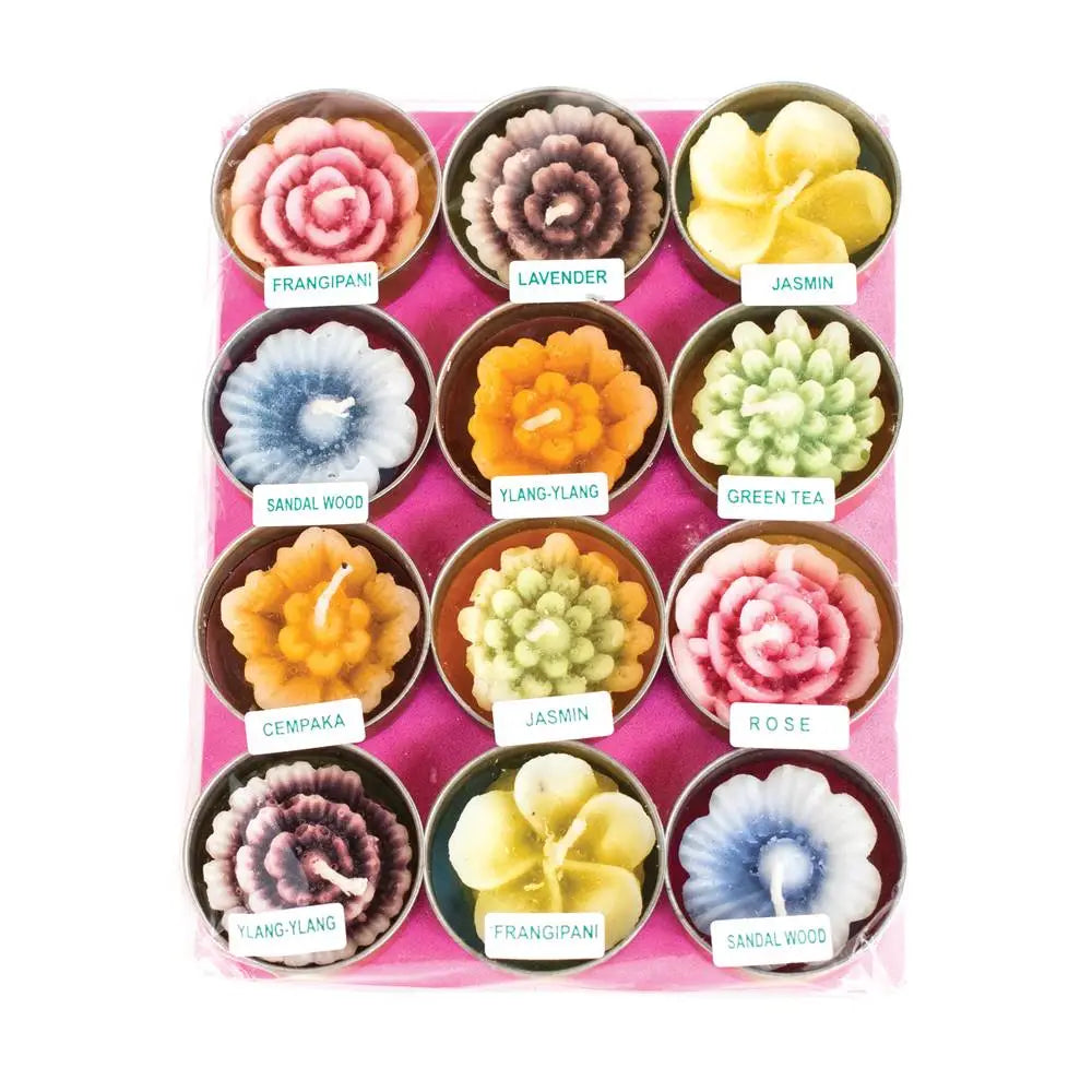 Flower Tea Light Candles - Sold individually