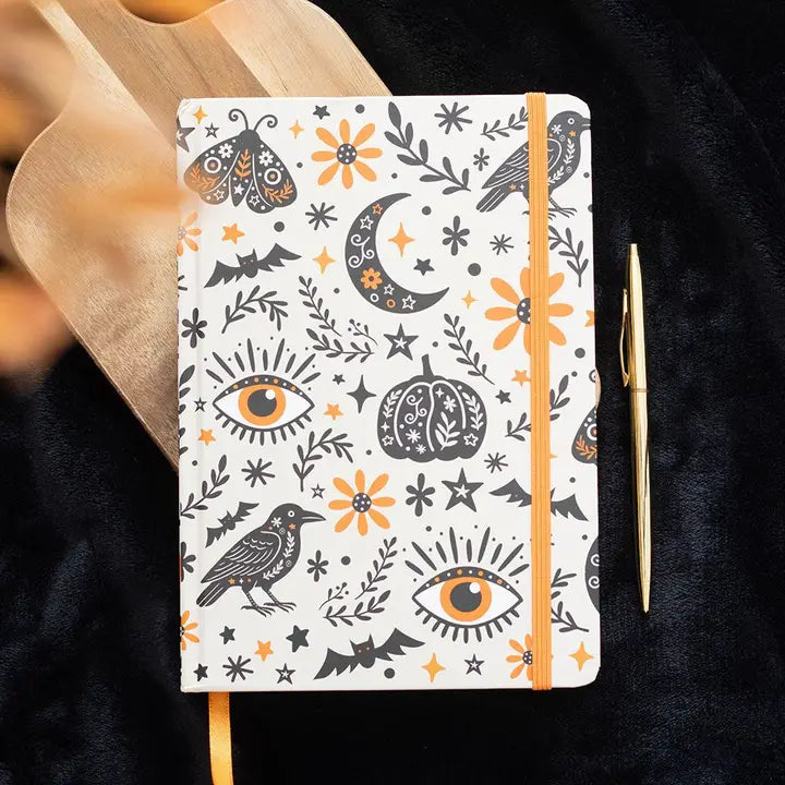 Frightful Folk Print A5 Notebook