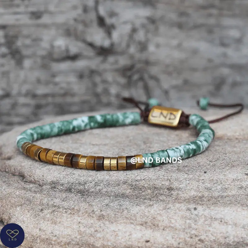 Tibetan Natural Stone - African Turquoise beads - Gratitude - 0457