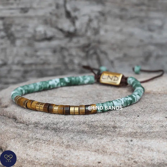 Tibetan Natural Stone - African Turquoise beads - Gratitude - 0457