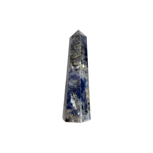 Sodalite Obelisk Tower, 5-7cm - Stone of Balance, Tranquillity and Stability - OBT196 - Stone of Perception and Awareness - PES45 (Copy)